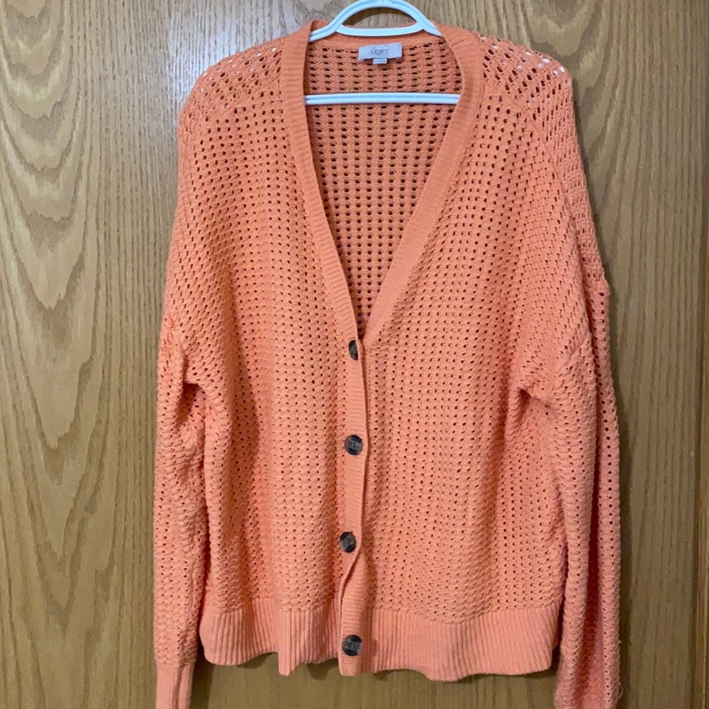LOFT Outlet button cardigan